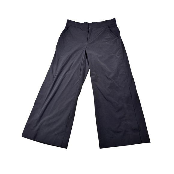 Athleta Pants - Athleta Black Wide‎ Leg Performance Pants 6 athletic lightweight travel